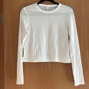 New without tags Lululemon Classic-Fit Cotton Blend Long-Sleeve Shirt Size 4